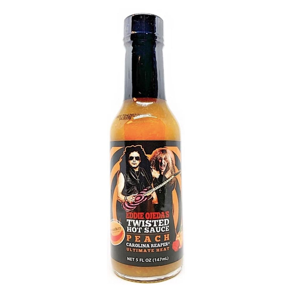 Twisted Hot Sauce Peach Carolina Reaper Pepper 5 oz (Peach, 5 oz)