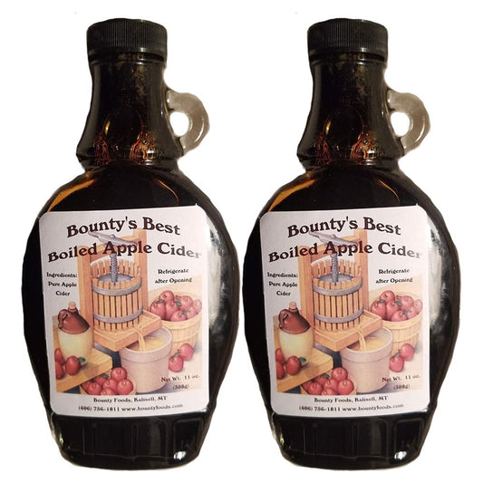 Montana Bounty Foods Best Boiled Apple Cider 2 pack 11 oz