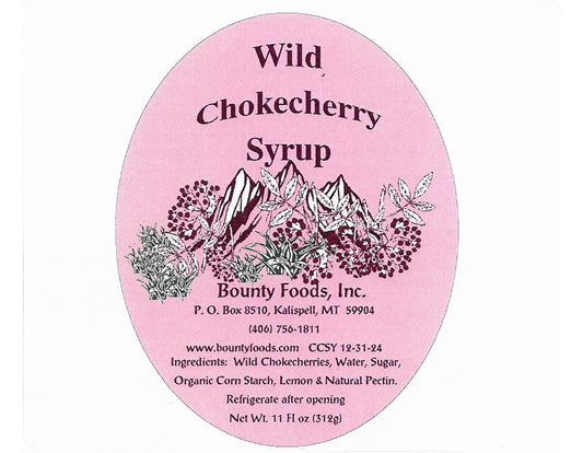 Chokecherry Syrup 2 pack 11 oz