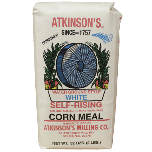 Atkinson Milling White Self-rising Corn Meal, 2 lbs.